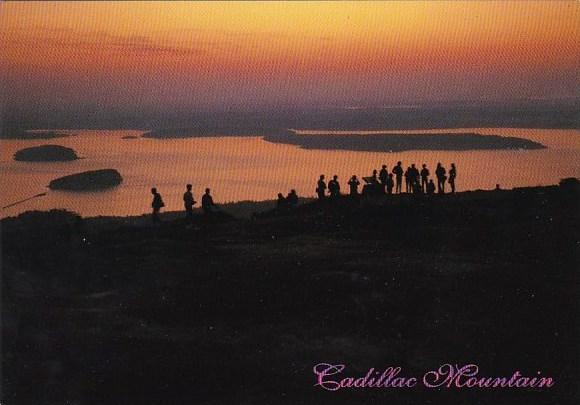 Acadia National Park View From Summit Of Cadillac Mountain Maine