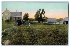 c1910 Real Estate Advertising Acre Farm Field Merrill Wisconsin Vintage Postcard 