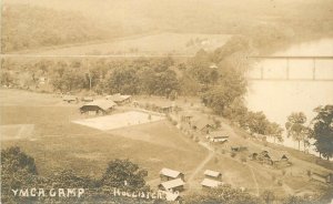 Postcard RPPC Missouri Hollister YMCA Camp C-1910 23-6328