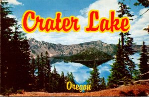 Oregon Crater Lake National Park Cloud Reflections 1964