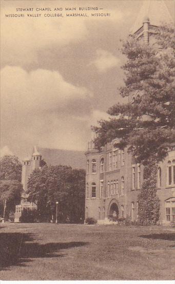 Missouri Marshall Stewart Chapel and Main Building Missouri Valley College Ar...