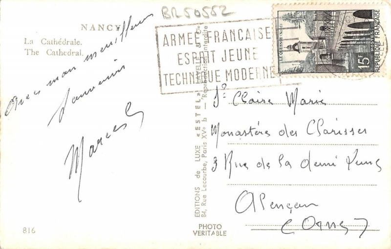 BR50552 La cathedral nancy    France