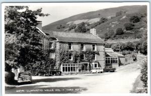 RPPC  LLANWRTYD WELLS,  WALES  UK    Dol-Y-Coed Hotel  ca 1950s  Postcard
