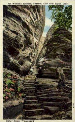 Fat Woman's Squeeze, Cantwell Cliff - Logan, Ohio