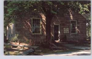 Schoolhouse, Twenty Mile Creek Museum, Jordan, Ontario, Vintage Chrome Postcard