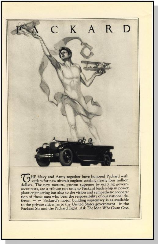 Awesome 1926 Packard Car/Auto/Automobile Ad, Classic!