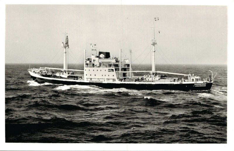 Holland West Africa Line Amsterdam m.s. Dahomeykust RPPC Ship 06.13 