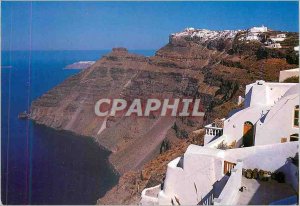 Postcard Modern Greece Santorini