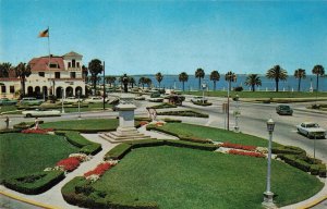 1960's Once de Leon Monument and Circle St. Augustine Florida Postcard 2R3-292