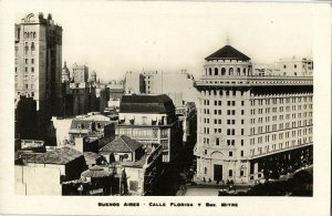 argentina, BUENOS AIRES, Calle Florida y Bme. Mitre, Bourquin No. 568 RPPC