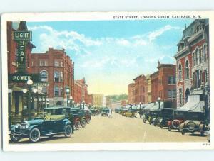 W-Border STREET SCENE Carthage - Near Watertown New York NY W2039