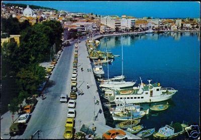 greece, LESBOS MYTILENE METELIN, Harbour Cars Boats 70s