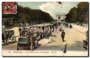 Paris - 16 - L & # 39Avenue the Bois de Boulogne - L & # Triumph 39Arc - Old ...