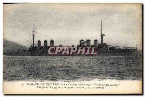 Old Postcard Boat War the cruiser armor Waldeck Rousseau