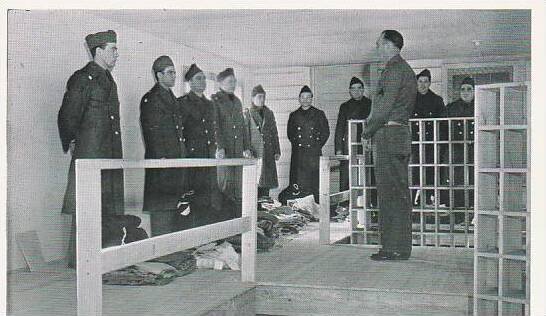 New Jersey Fort Dix Headquarters Final Inspection After Clothing Issue Recept...