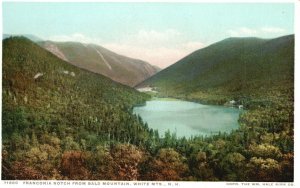Vintage Postcard Franconia Notch Bald Mountain White Mountains New Hampshire NH