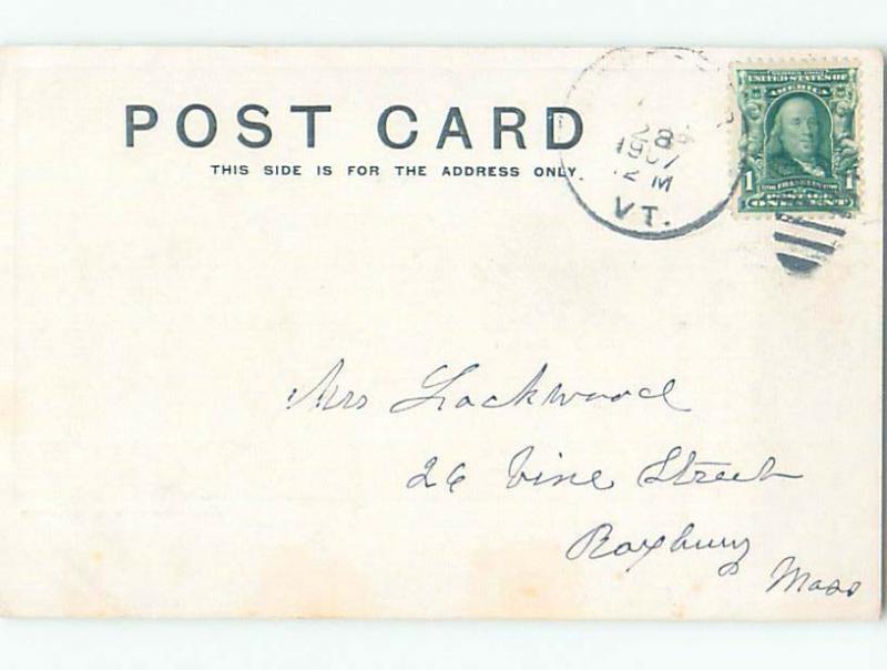 Pre-1907 HOUSES ON MAIN STREET Chester Vermont VT Q1771