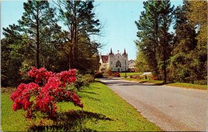 Postcard AL Mobile Campus Spring Hill College & Chapel Dexter Press 1964 V185
