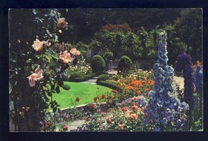 Victoria, British Columbia/B.C., Canada Postcard, Flowers In Butchart Gardens