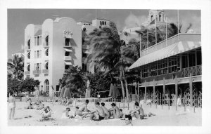 RPPC ROYAL HAWAIIAN HOTEL Waikiki, Honolulu, Hawaii c1940s Vintage Postcard 