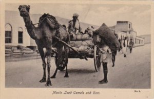 Egypt Natives With Maala Load Caamels and Cart