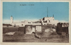 PC CPA JUDAICA, MOROCCO, AGADIR, LE MEHLLA, Vintage Postcard (b25357)