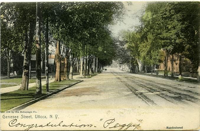 Genesee Street in Utica NY, New York - pm 1906