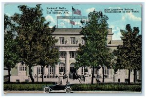 1919 Buckstaff Baths US Reservation Exterior Hot Springs Arkansas AR Postcard