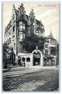 c1940's Entrance to Jena Passage Cafe Thuringia Germany Vintage Postcard