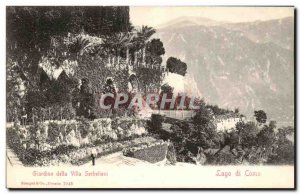 Postcard Old Giardino Della Villa Serbelloni Lago Di Como