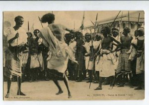 3078894 Djibouti Military dancers Issas Vintage PC