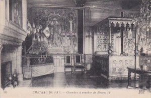 Belgium Pau Le Chateau Chambre a coucher de Henri IV