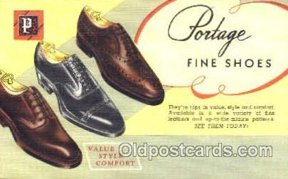 Portage Shoe Advertising Unused 