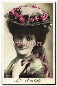 Old Postcard Fantaisie Miss Barlette