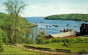 Maine Rockport Seen From Mary-Lea Park 1970