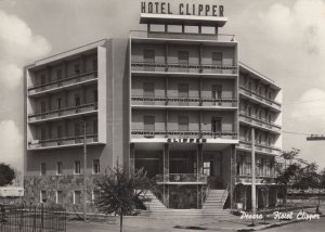 Hotel Clipper Pesaro Italy Real Photo Postcard