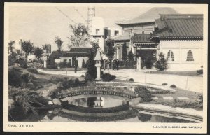 Japanese Garden & Pavilion Worlds Fair Chicago Illinois Unused c1933