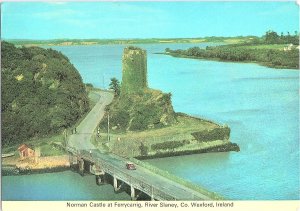 Norman Castle Ferrycarrig River Slaney Wexford Ireland Continental Postcard