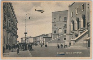 49737 vintage postcard - city shape: Corso Garibaldi -- BEAUTIFUL!!-