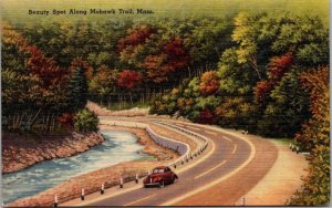 Massachusetts Mohawk Trail A Beauty Spot 1950