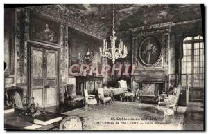 Old Postcard Chateaux Du Calvados Chateau De Balleroy Salon D & # 39Honneur