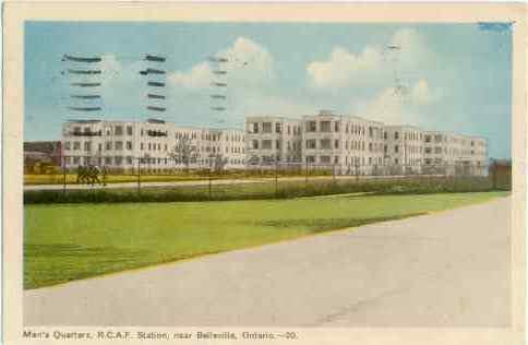 Men's Quarters, R.C.A.F. Station near Belleville, Ontario, Canada, PECO W/B