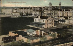 Davenport Greater Manchester Royal Naval Barracks c1910 Postcard