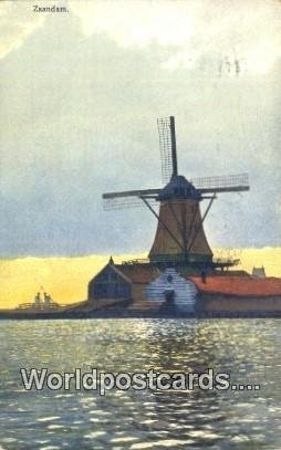 Zaandam Netherlands 1913 Missing Stamp 