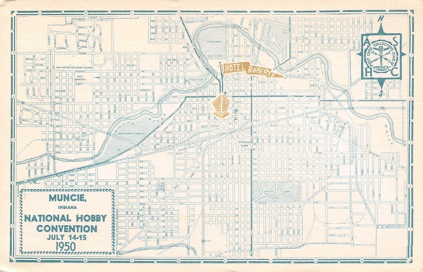 Muncie Indiana Map