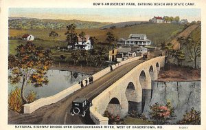 Row's Amusement Park, Bathing Beach, State Camp west of Hagerstown - Hagersto...