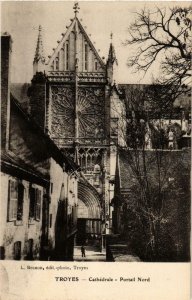 CPA Troyes- Cathedrale , Portail Nord FRANCE (1007708)