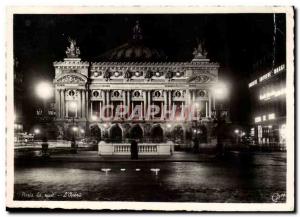 Modern Postcard Paris By Night The Opera