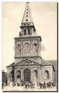 Le Portel - L & # 39Eglise - Old Postcard