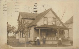 Home - Minneapolis MN Cancel 1907 Real Photo Postcard